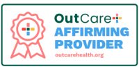 OutCare affirming provider badge